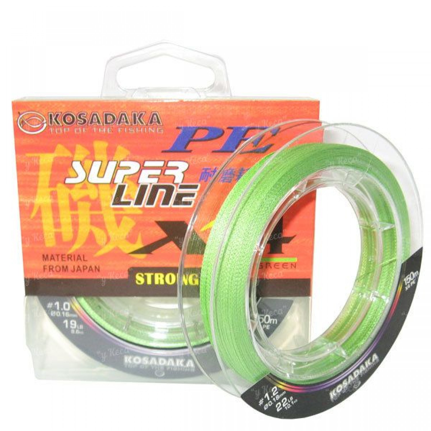 Покупка Леска плетенная KOSADAKA SUPER PE X4 150 м. light green в Минске Беларуси